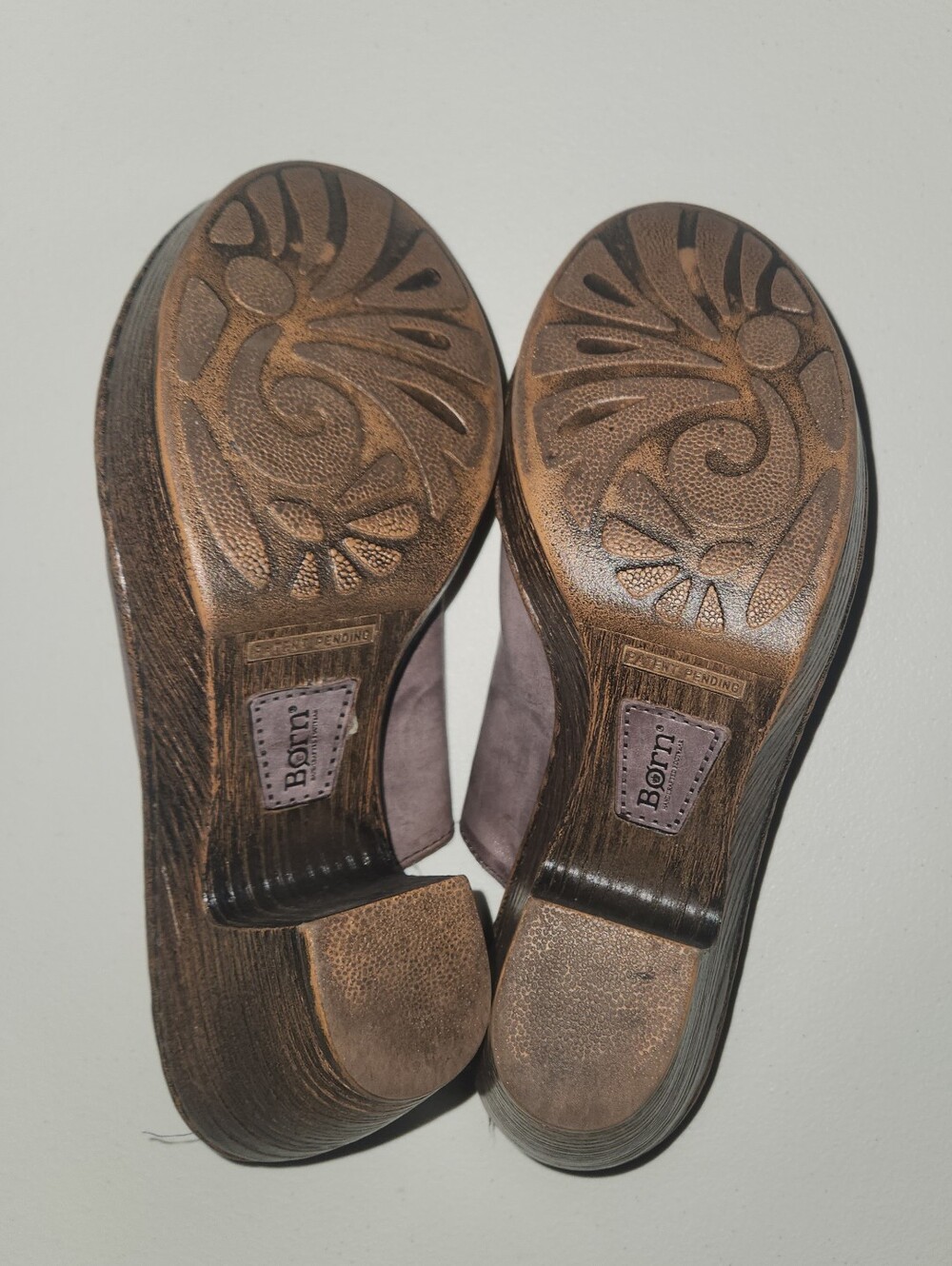 Born Leather Haledon Mule Clogs Light Brown Size 9 - Picture 10 of 10